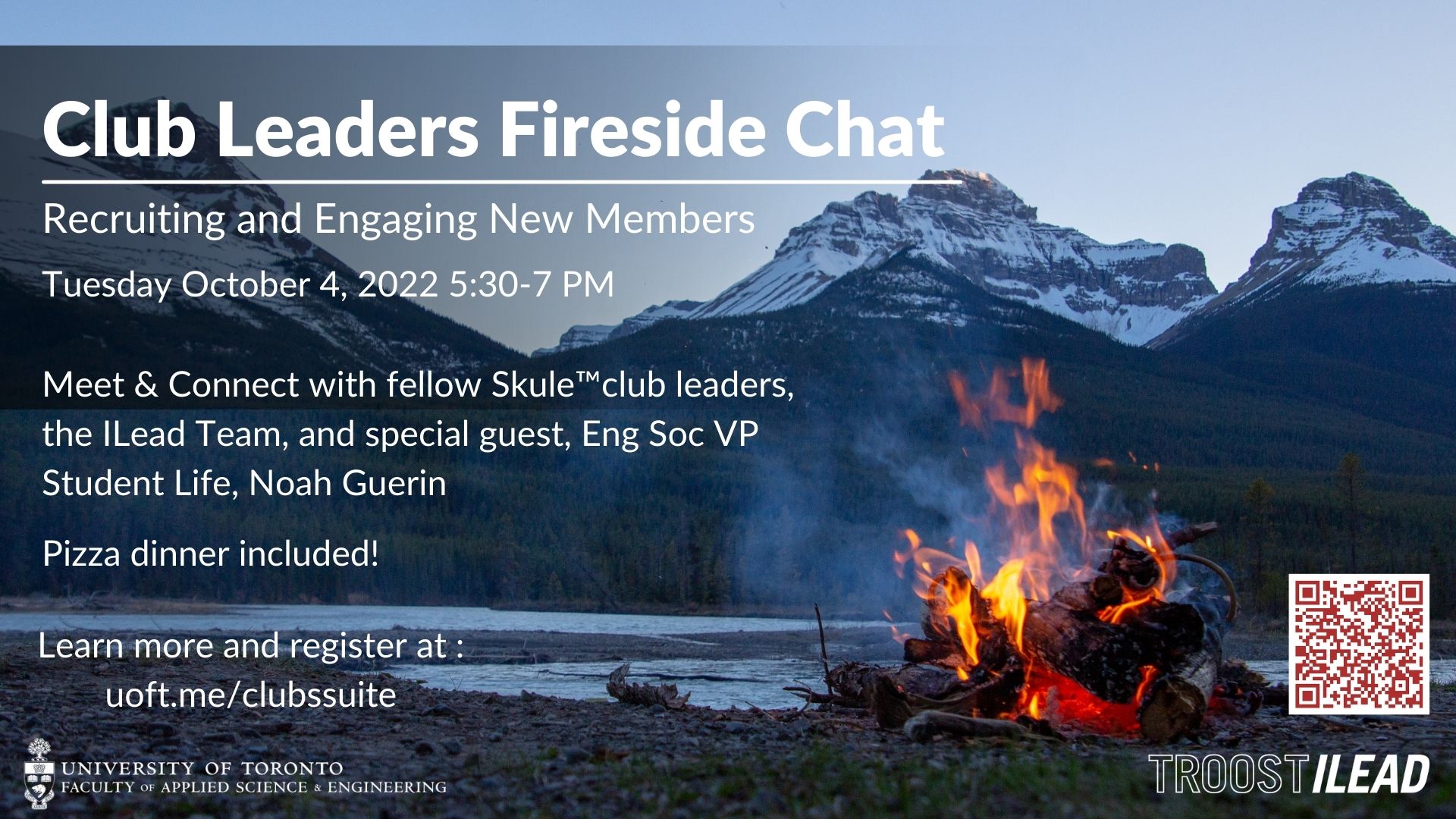 Club Leaders Fireside Chat 169 poster
